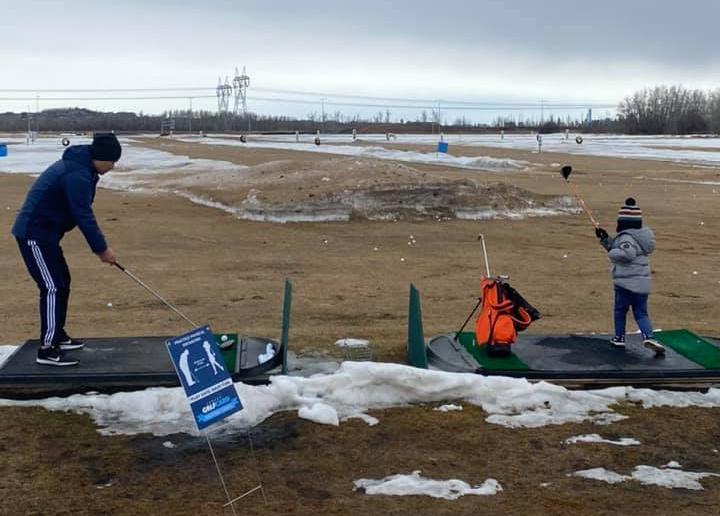 Golf Card Driving Range