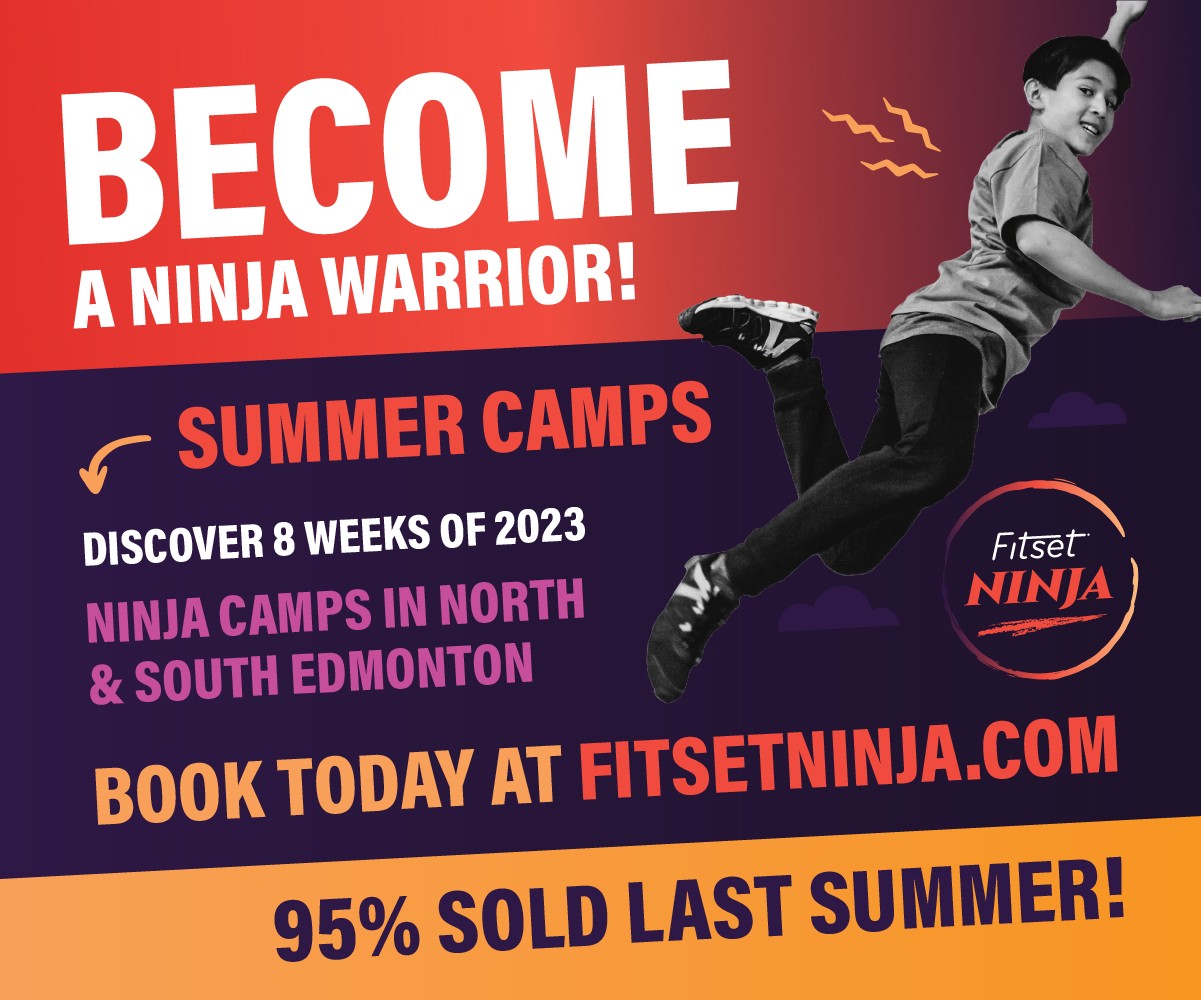 a Ninja Warrior at Fitset Ninja Summer Camps Family Fun Edmonton