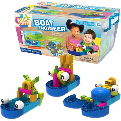 Ingeniero de primera embarcación para niños