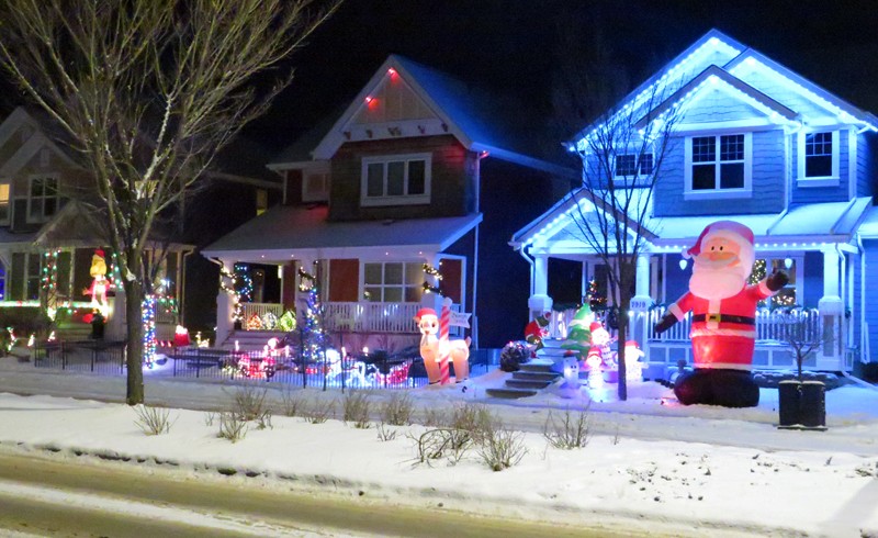 Luces navideñas en Summerside Grande Boulevard