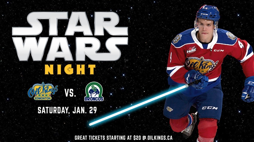Edmonton Oil Kings Star Wars Night