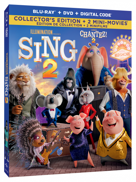 Sing 2 on Blu-Ray DVD