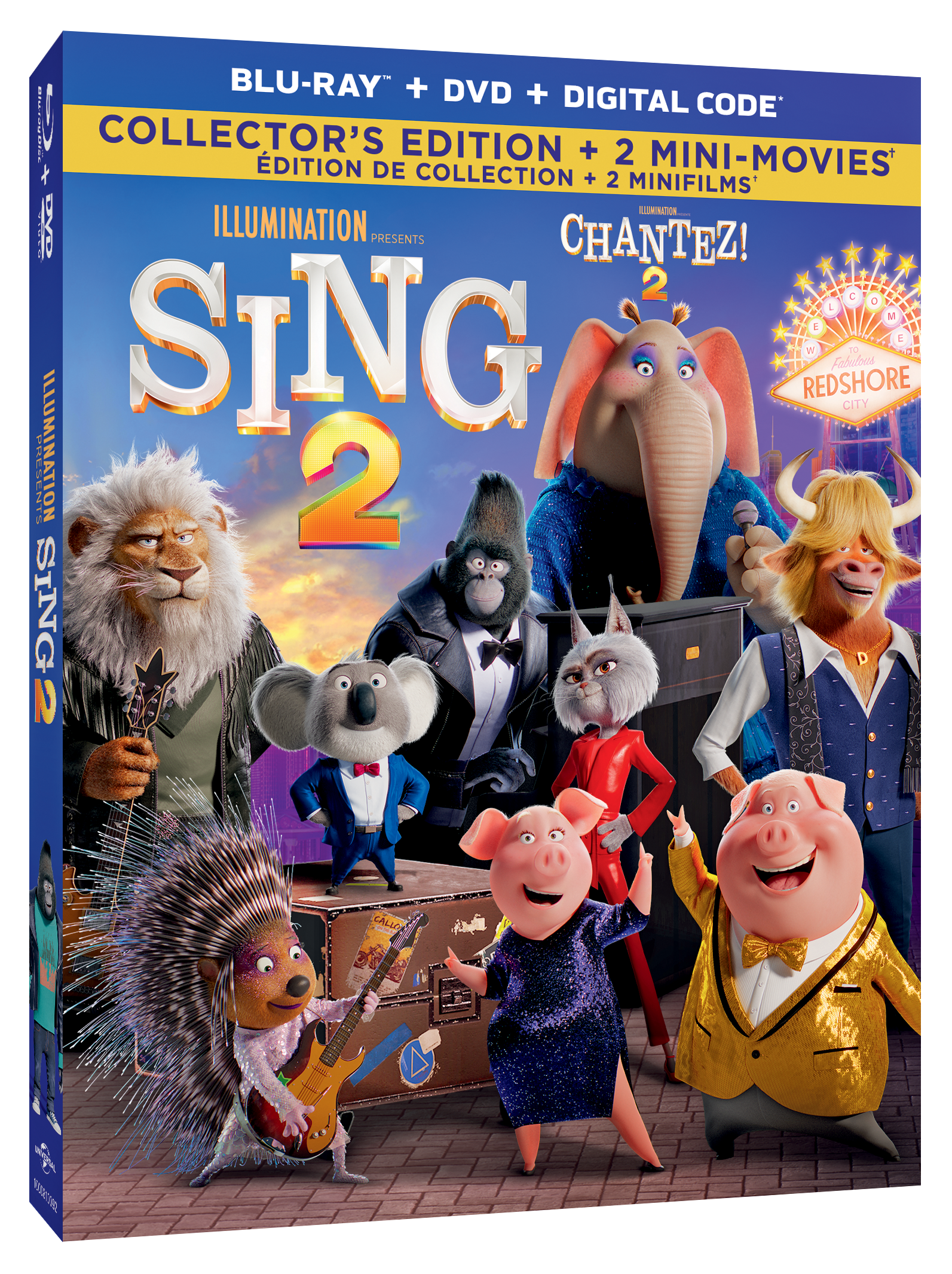 Sing 2 on Blu-Ray DVD