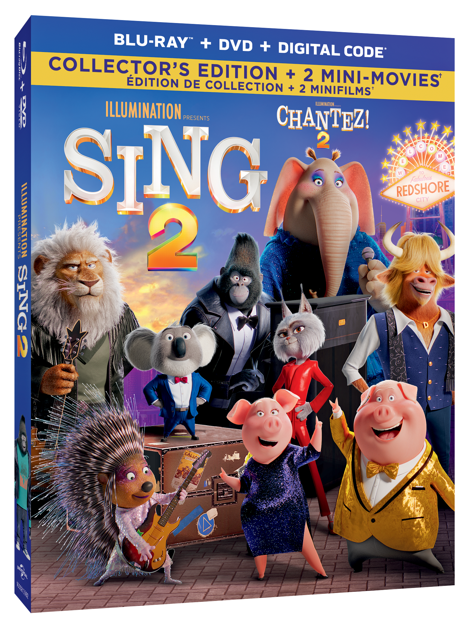 Sing 2 on Blu-Ray DVD