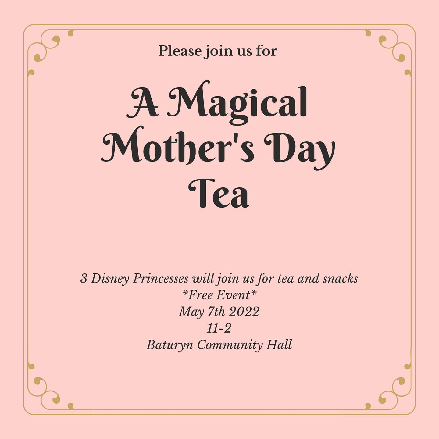 Magical Mother's Day Tea