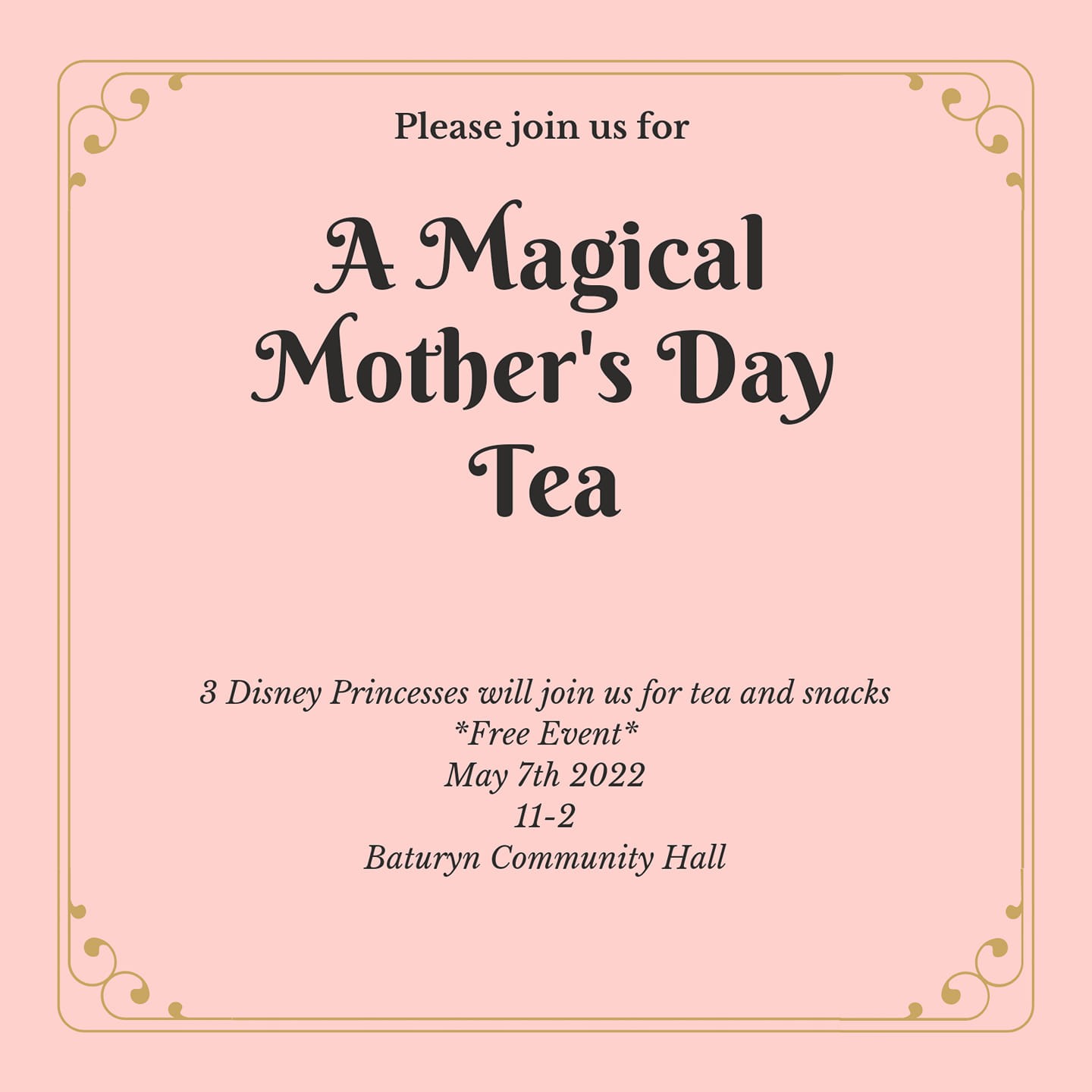 Magical Mother's Day Tea