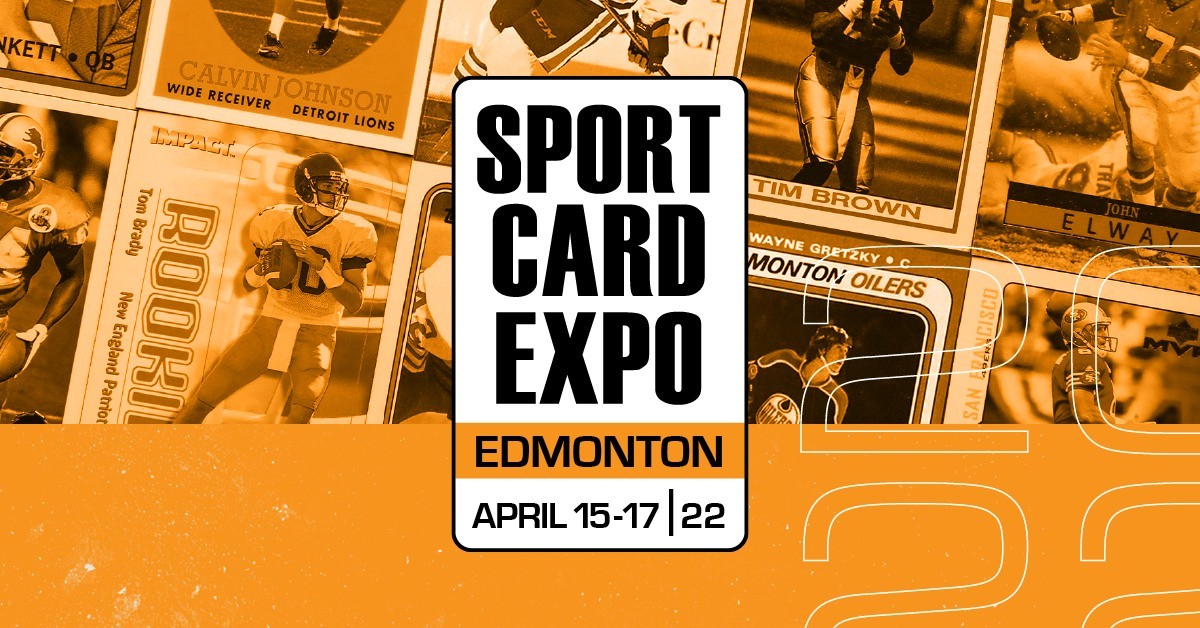 Exposición de tarjetas deportivas Edmonton