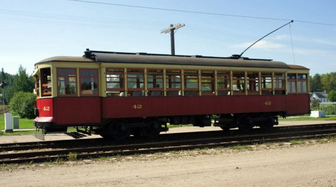 Fort Edmonton Straßenbahn