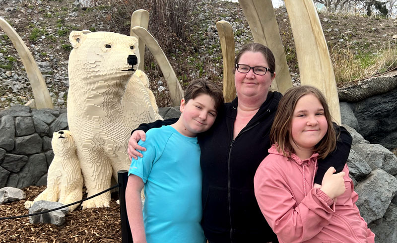 A natureza do zoológico de Edmonton Valley se conecta