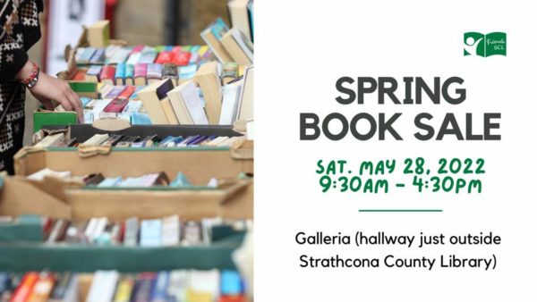 Vente de livres du printemps Comté de Strathcona