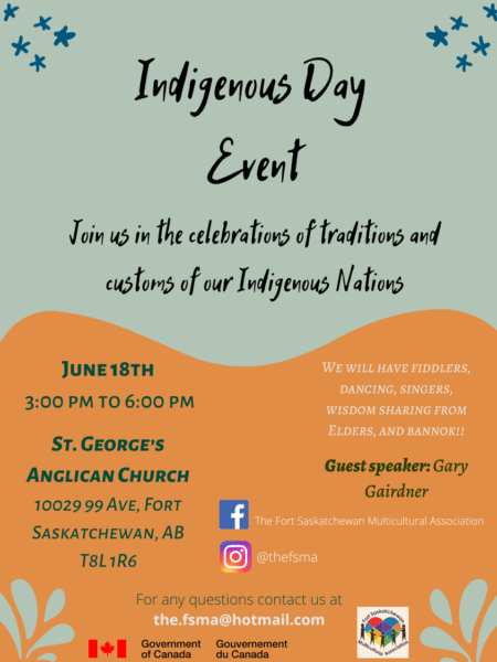 Indigenous Day Fort Saskatchewan Multiculturala