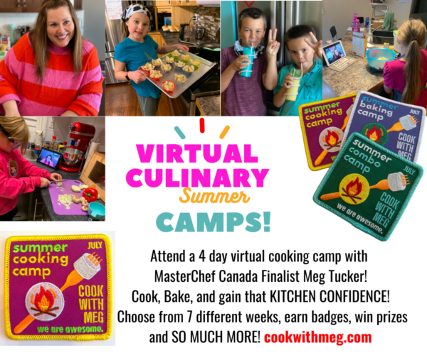Cuisinez avec Meg ! Camp d'été culinaire virtuel