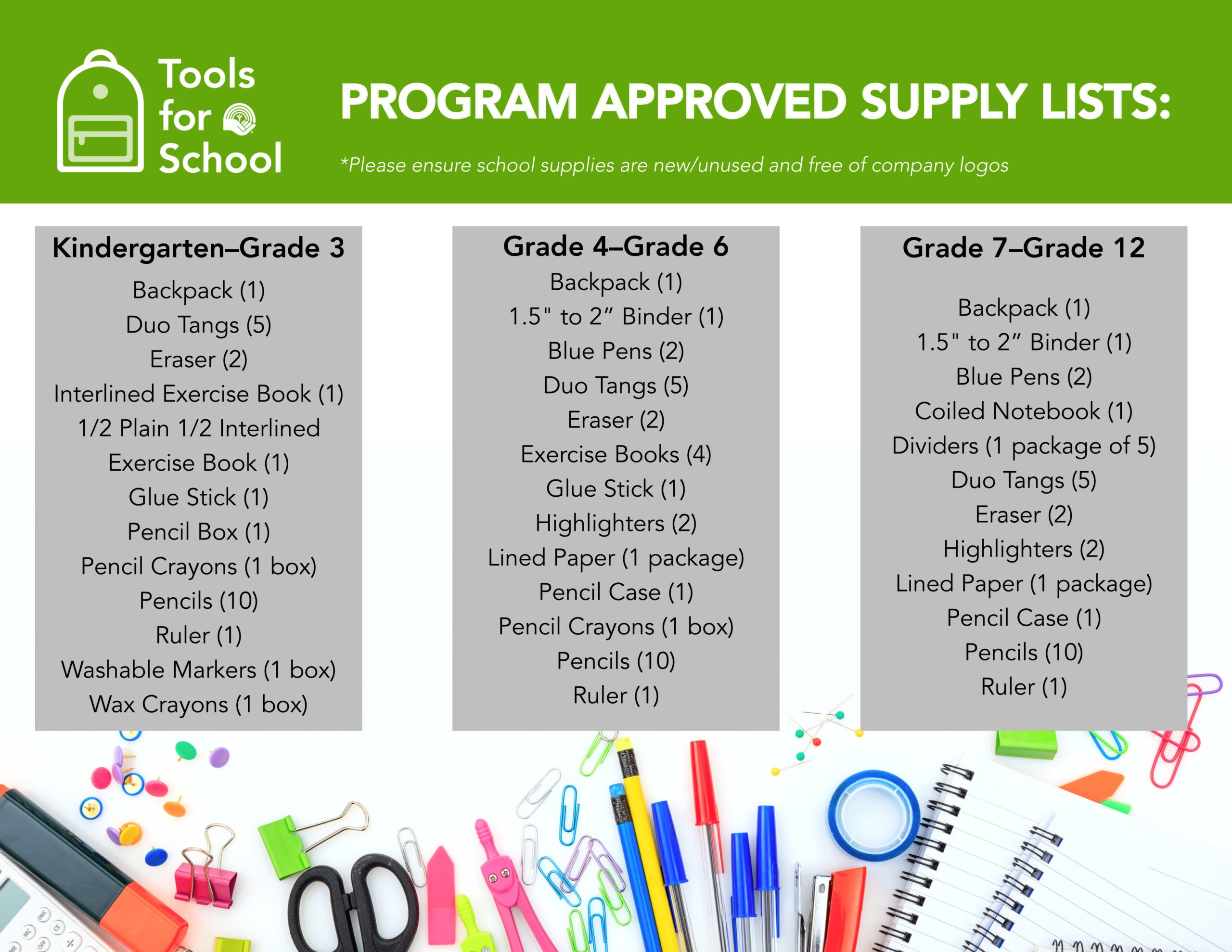 Tools for School Londonderry Mall