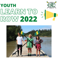 Jovens aprendem a remar Edmonton Rowing Club