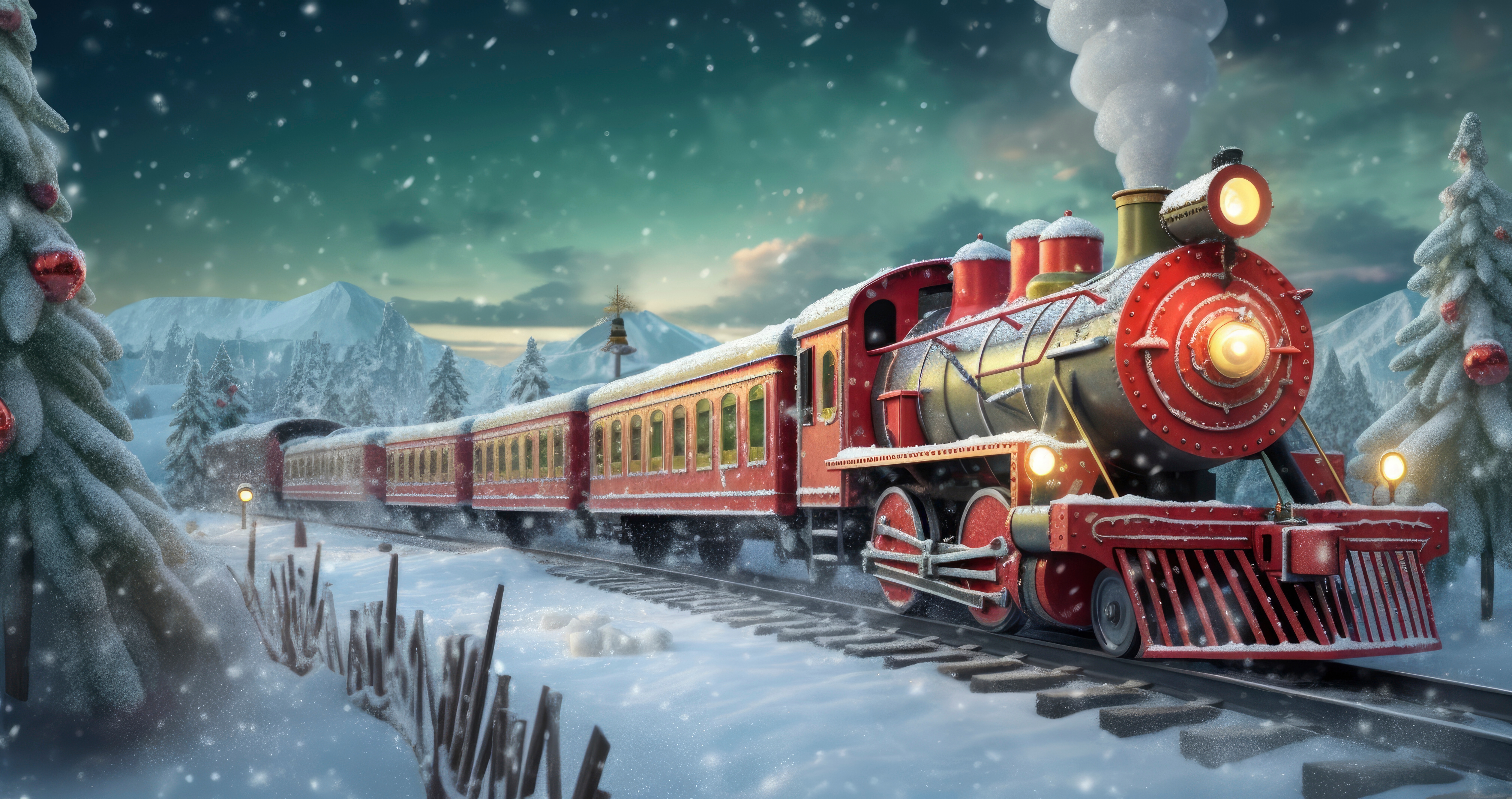 Trem de Natal Experiências de trem de férias Polar Express Edmonton