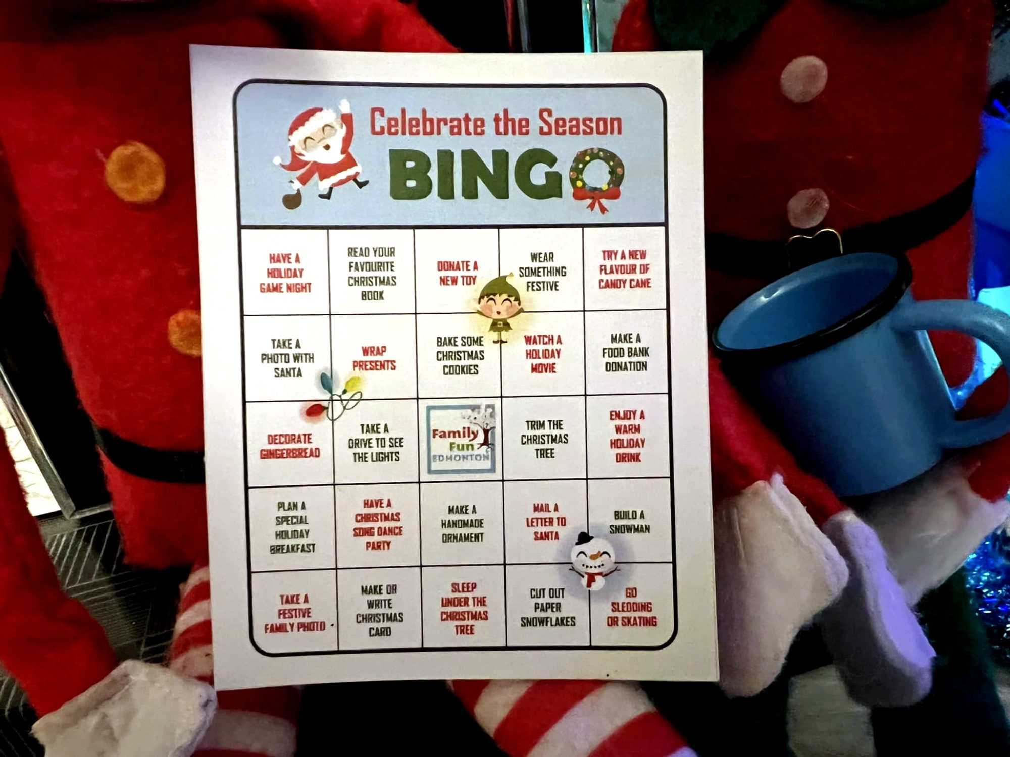 [FREE Printable] Play Celebrate the Season BINGO! Family Fun Edmonton