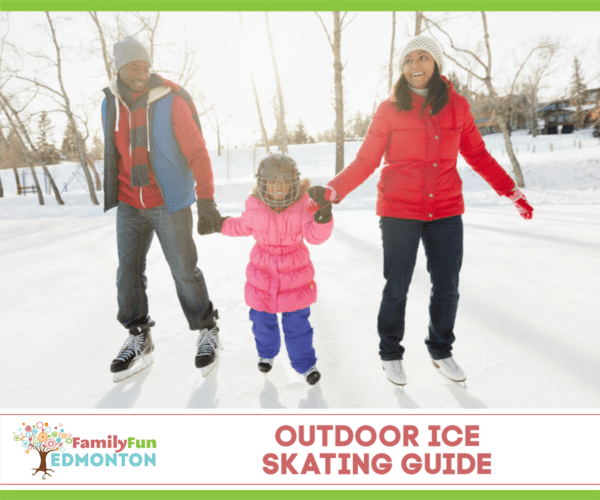 Guía de patinaje sobre hielo al aire libre