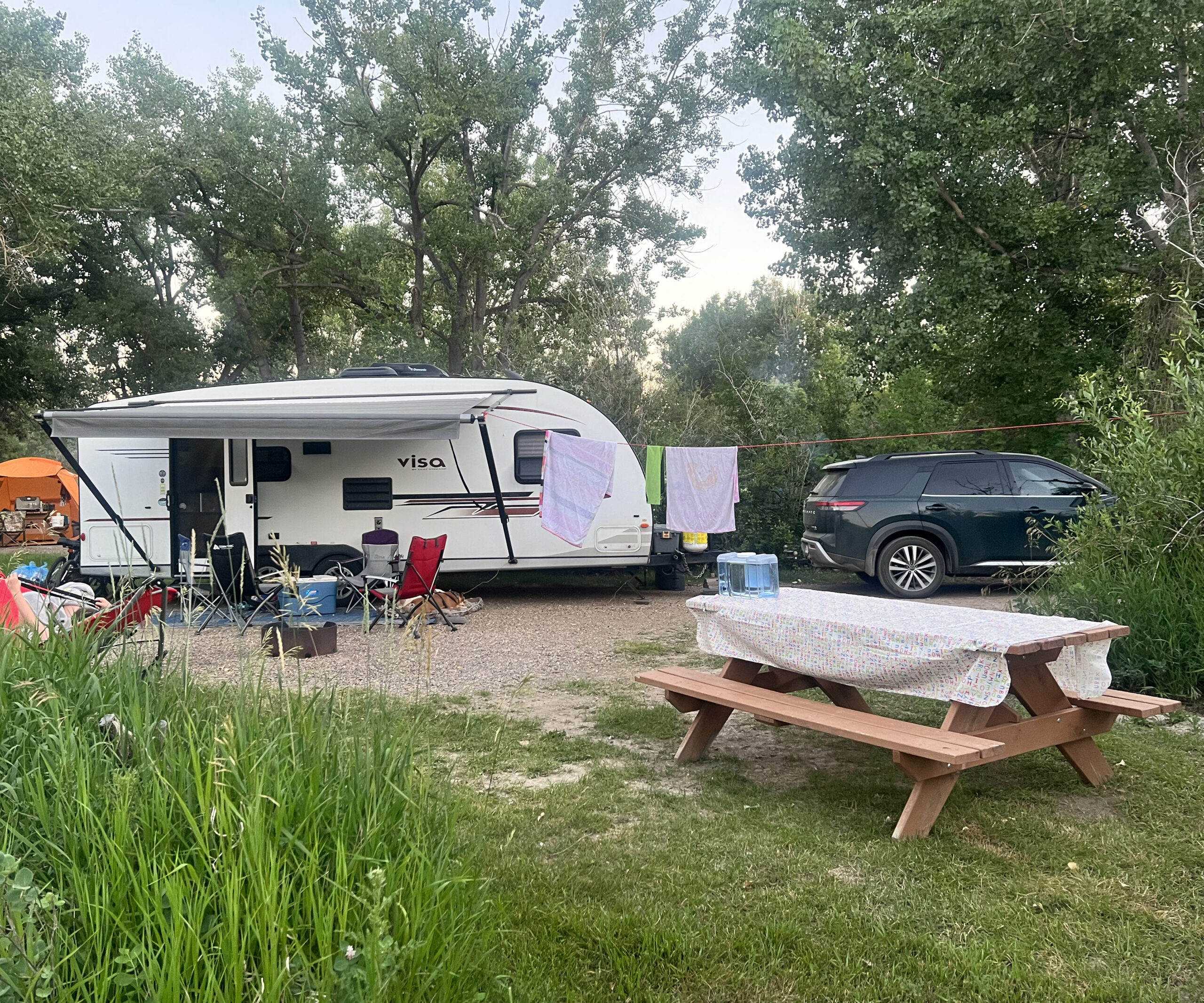 Terrain de camping du parc provincial Writing-On-Stone