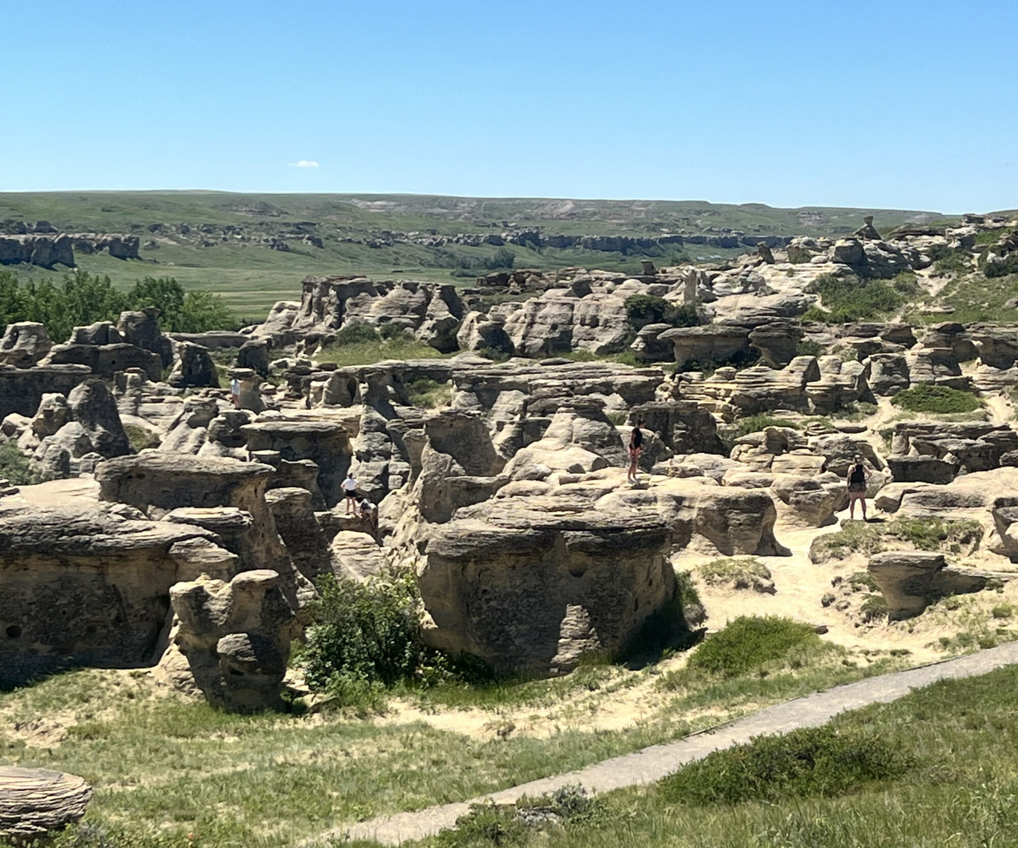 A camping we will go writing on stone provincial park family fun