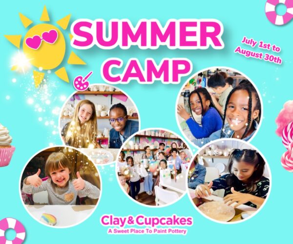 Camp d'été d'argile et de cupcakes 2024