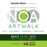 Bonnie Doon Noite dos Artistas Artwalk