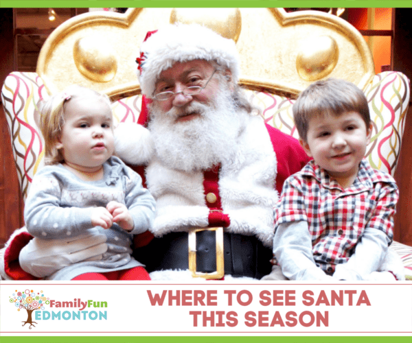 Melhores lugares para ver o Papai Noel em Edmonton e região
