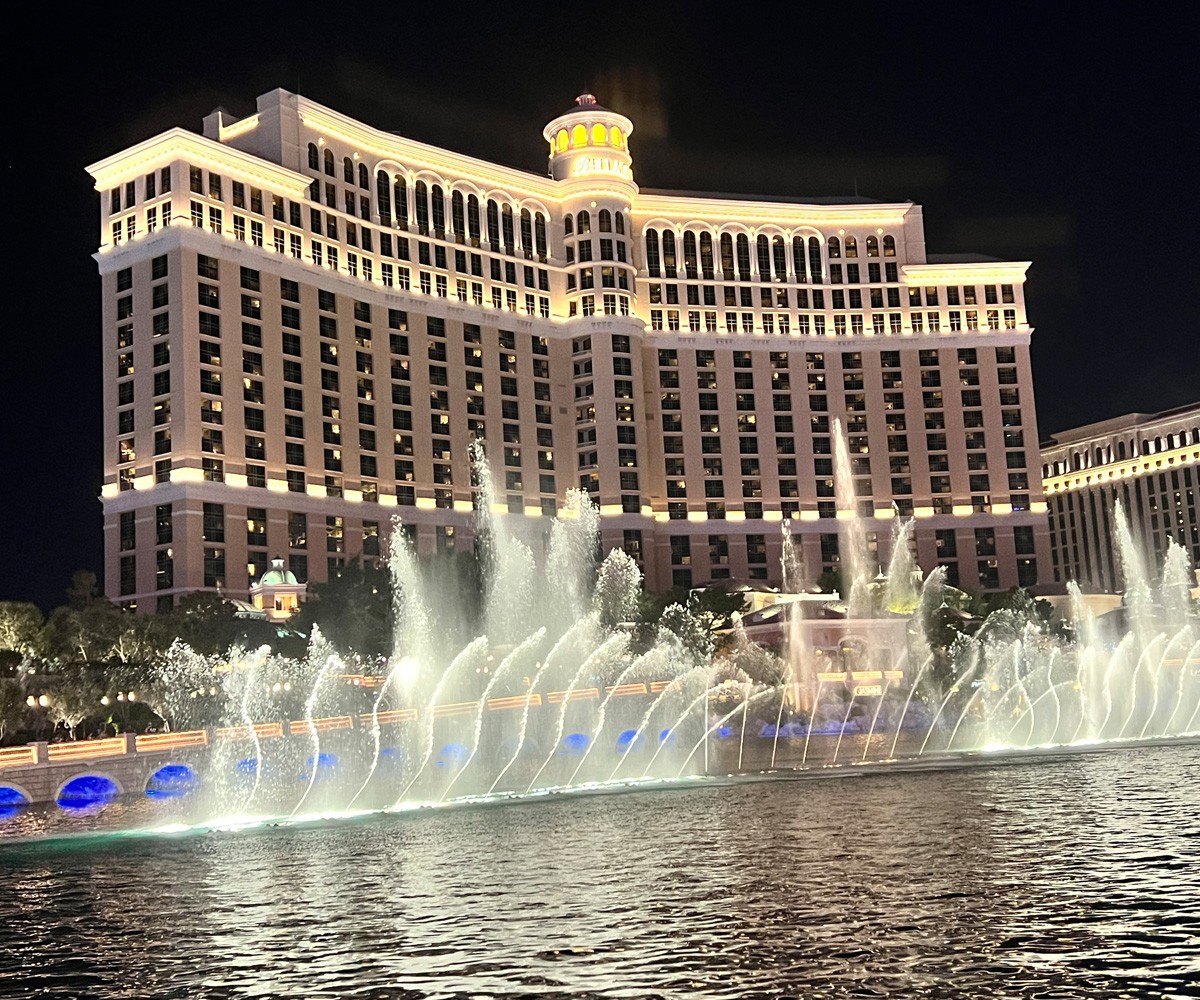 Vegas avec des enfants - Fontaines du Bellagio