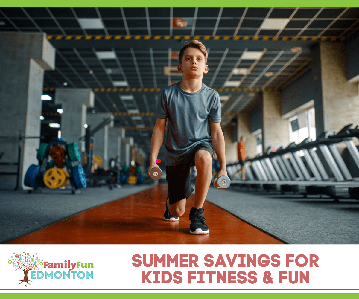 Ahorros de verano para niños Fitness y diversión