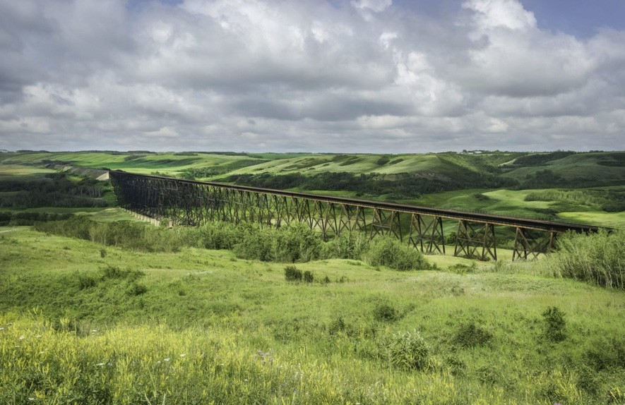 Tréteau de train de Battle River