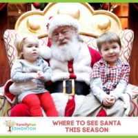 在埃德蒙頓 YEG 哪裡可以看到聖誕老人