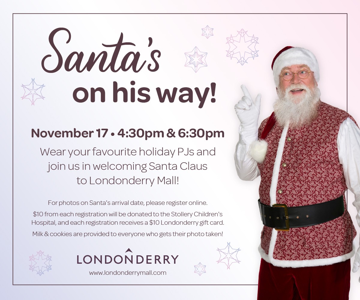 圣诞老人抵达伦敦德里购物中心