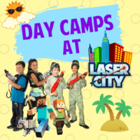 Miniatura dos acampamentos de verão em Laser City