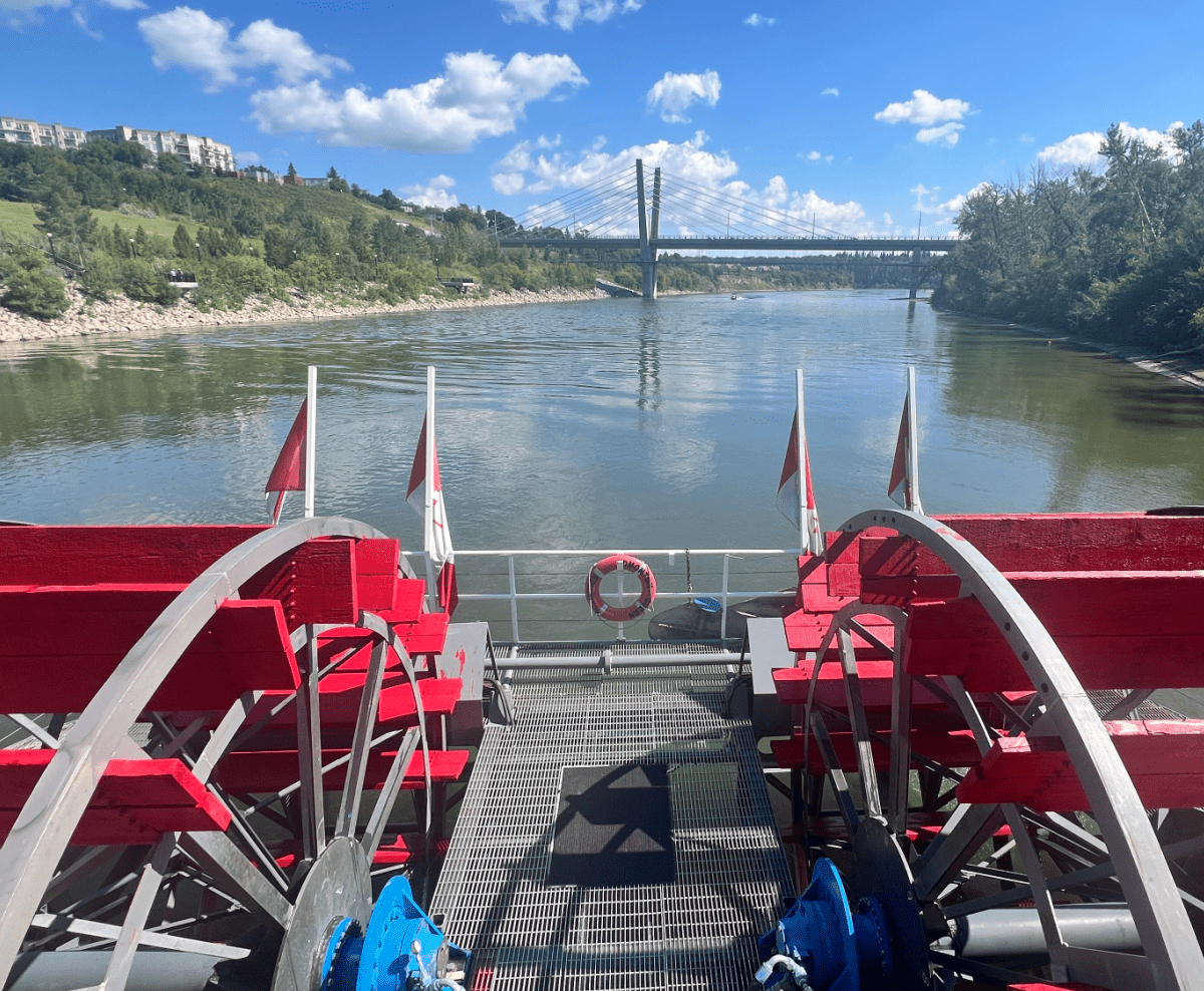 The Edmonton Riverboat Paddle Wheel