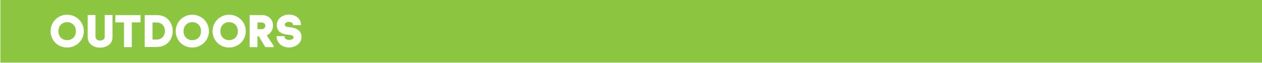 Outdoors Banner