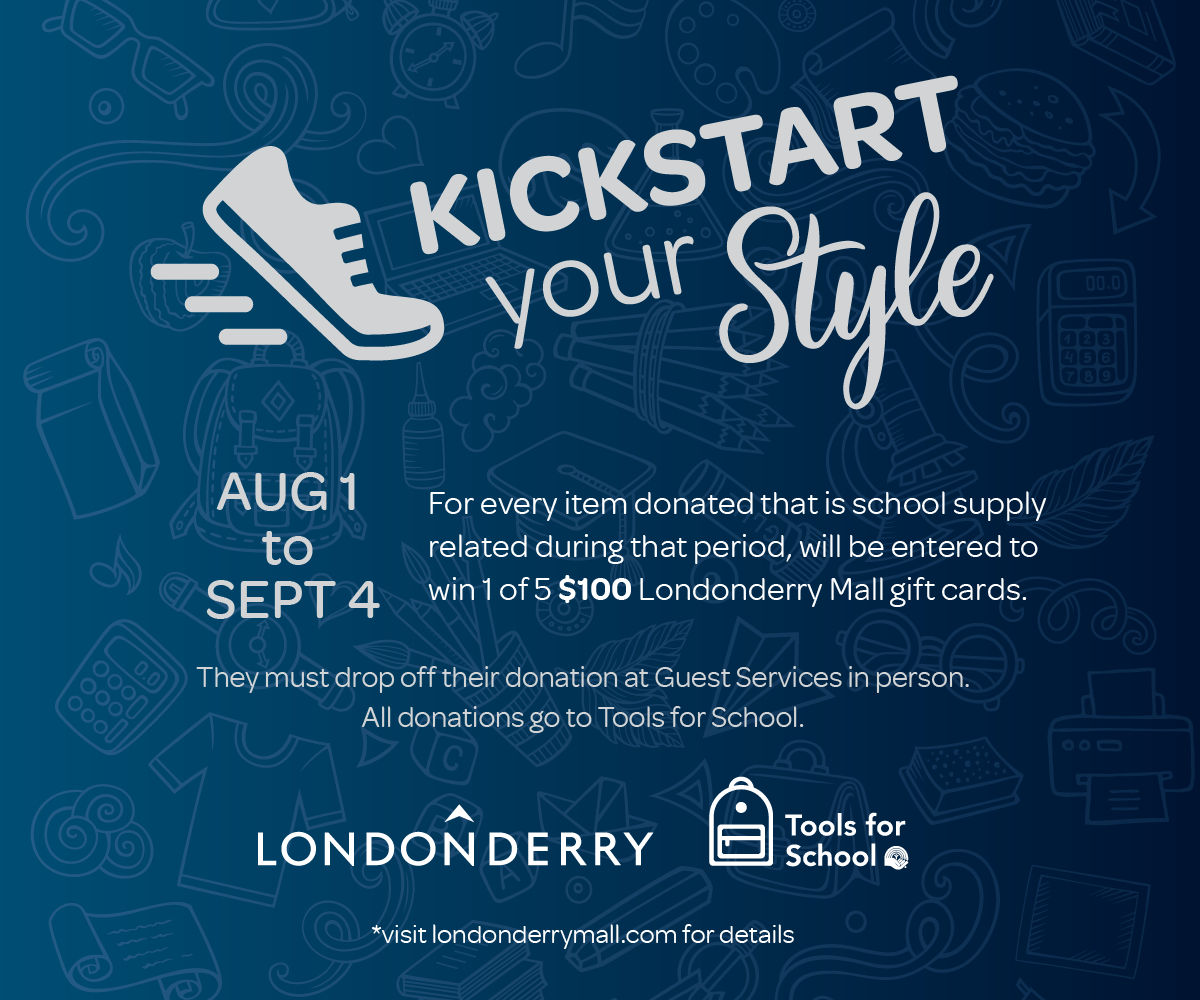 Londonderry Mall Kickstart Your Style Tools for School