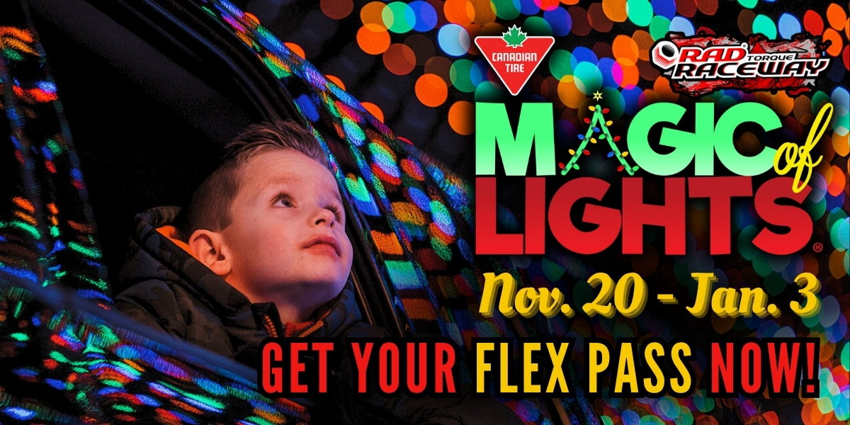 RAD Torque Raceway Canadian Tire Magic of Lights (Family Fun Edmonton)