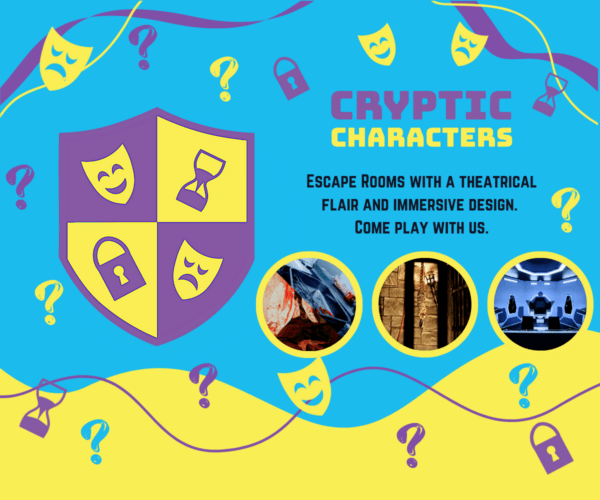 Cryptic Characters Escape Experience Title