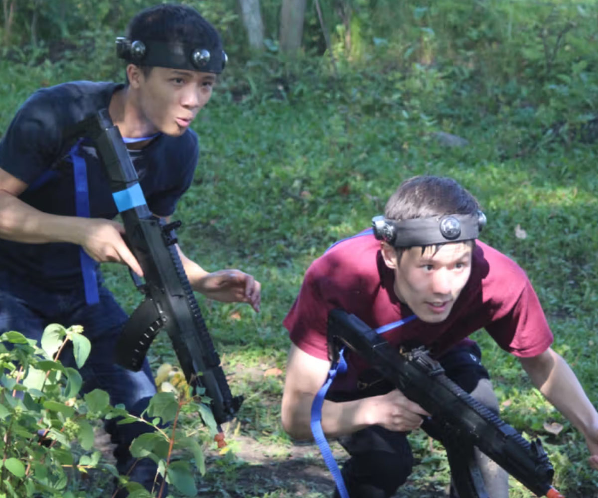 IR Warriors Outdoor Laser Tag Birthday Party 