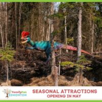 Jurassic Forest Dinosaur - Seasonal Attractions Opening in May (Family Fun Edmonton)