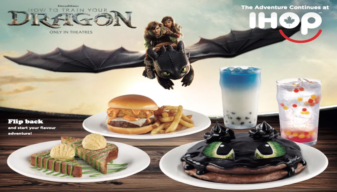 IHOP Prairies How to Train Your Dragon Menu