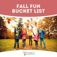 Kids Playing in Fall Leaves