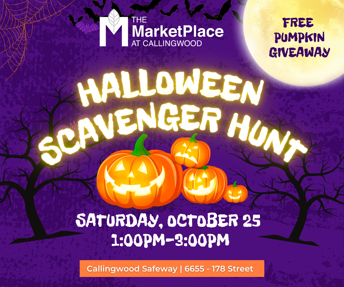 Marketplace at Callingwood Halloween Scavenger Hunt (Family Fun Edmonton)