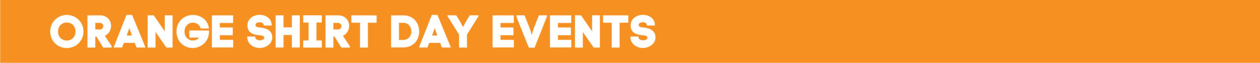 National Day for Truth and Reconciliation Events