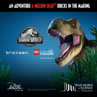 TELUS World of Science Jurassic World by Brickman (Family Fun Edmonton)
