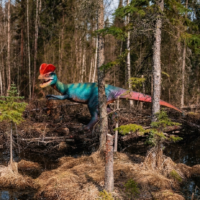 Dinosaur at Jurassic Forest (Family Fun Edmonton)