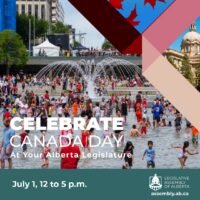 Canada Day at Alberta Legislature