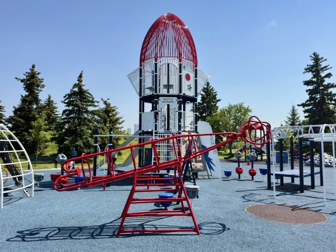 Inglewood Rocketship Playground (Family Fun Edmonton Space-Themed Playgrounds)