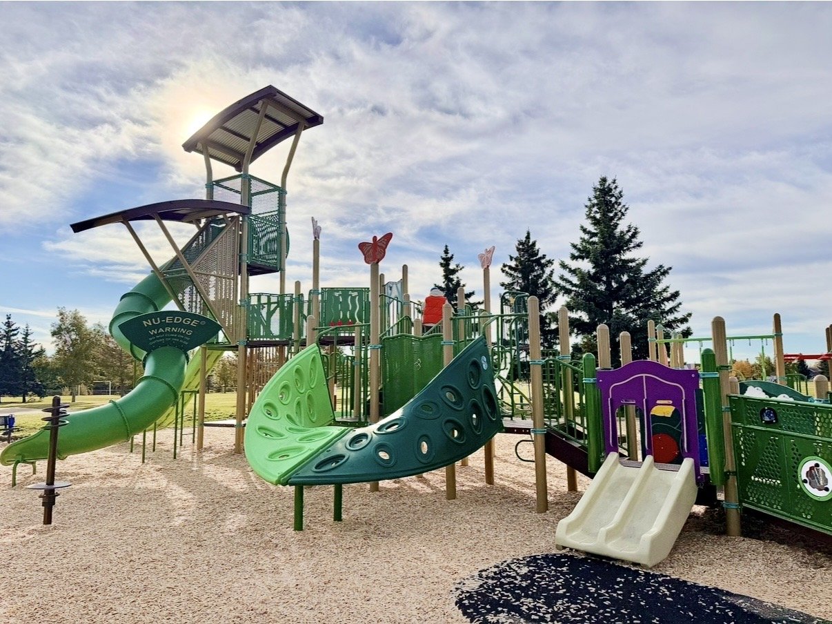 Westbrook Playground, Edmonton - Fall Adventure in Southwest Edmonton