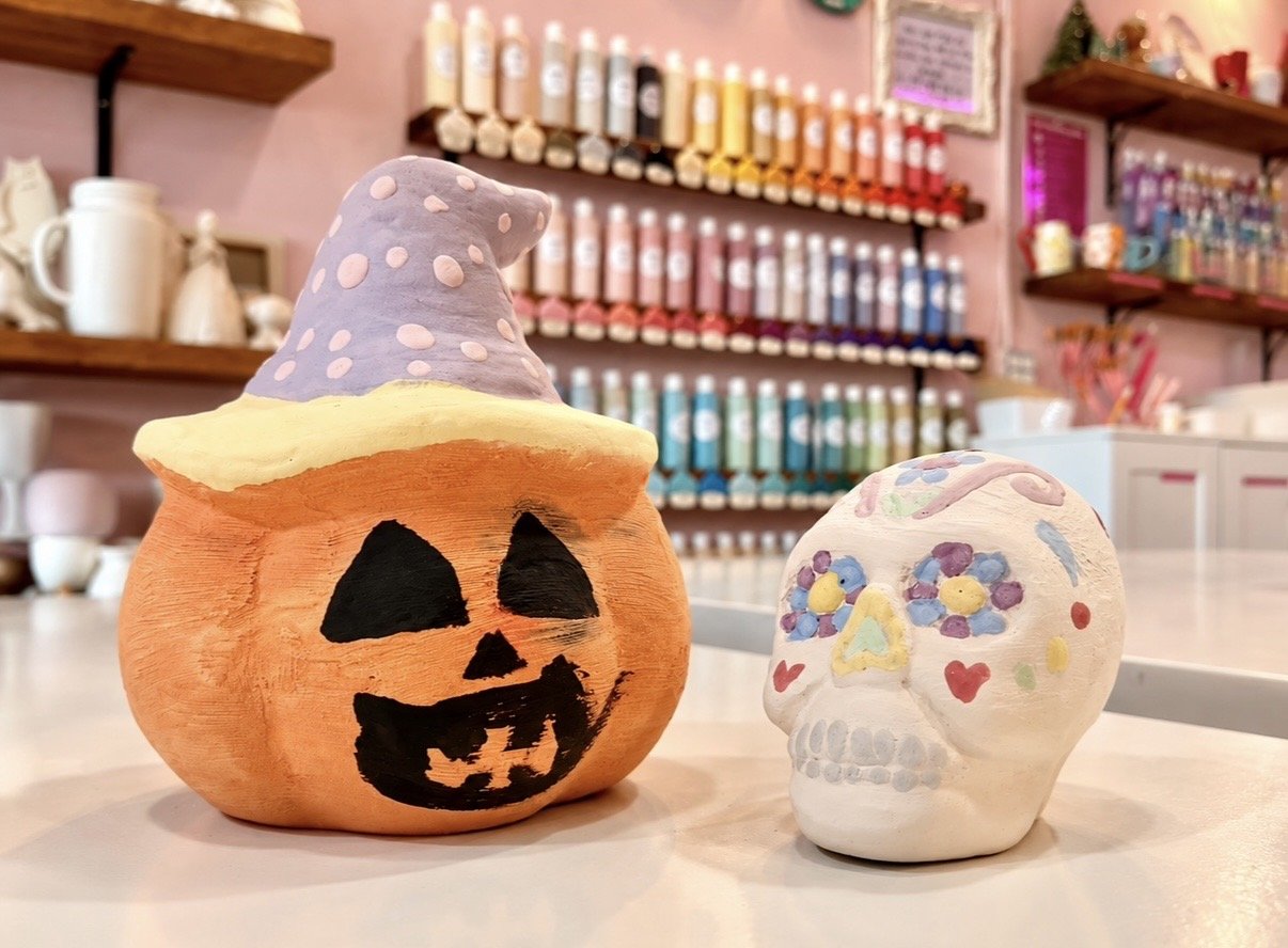 Pottery Painting at Clay & Cupcakes
