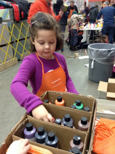 Taller para niños de Home Depot